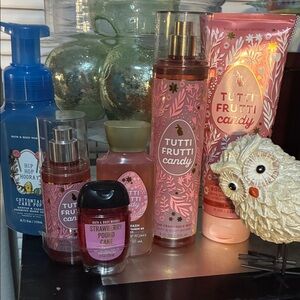 Bath & Body Works Tutti Frutti Candy Body Care Trio in Pink